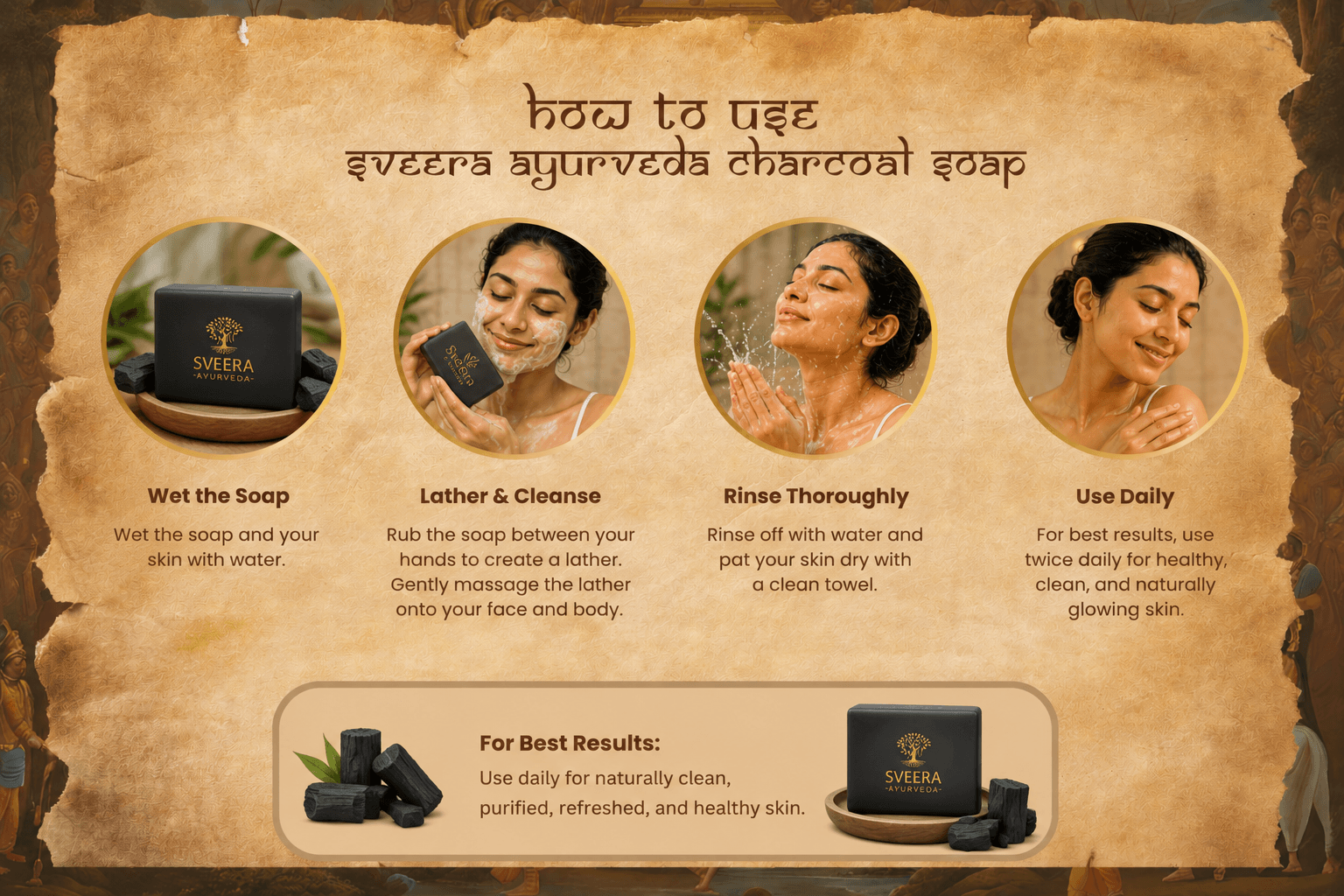 Sveera Charcoal Soap 