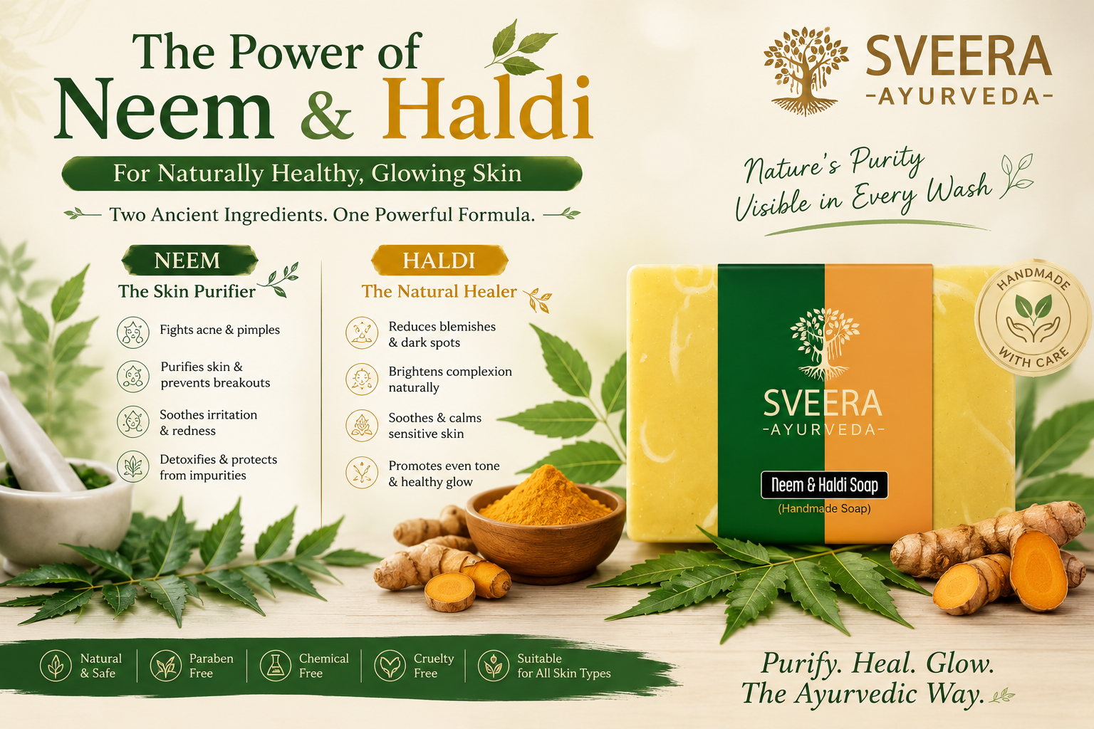 Sveera Neem & Haldi Soap