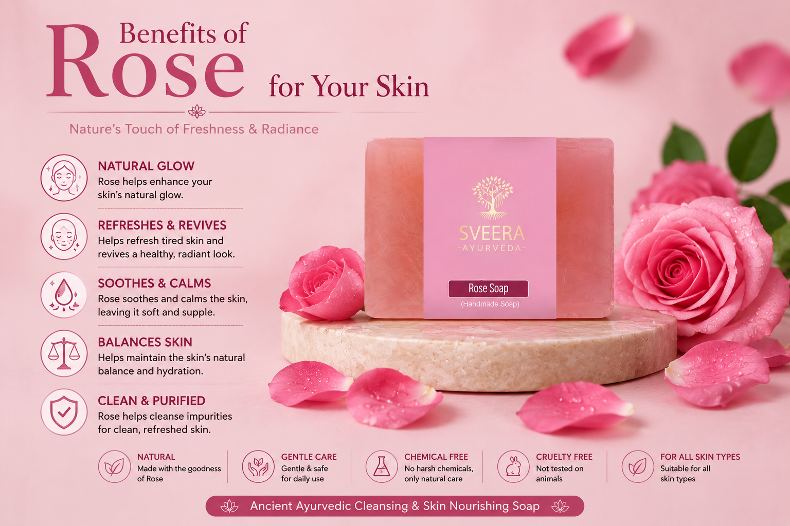 Sveera Rose Soap